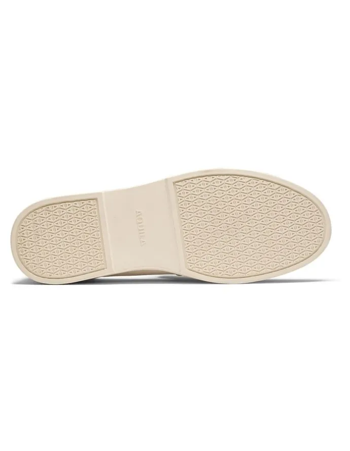 Aquila Breeze Nubuck Loafers in Bone