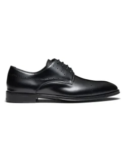 Aquila Cortland Brogue Derby Shoes in Black