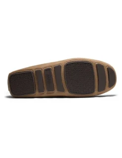 Aquila Cruz Nubuck Driving Shoes in Taupe