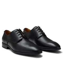 Aquila Dutch Derby Shoes in Black