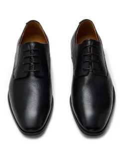 Aquila Dutch Derby Shoes in Black