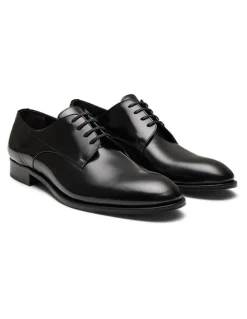Aquila Dyer Derby Shoes in Patent Black