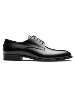 Aquila Dyer Derby Shoes in Patent Black