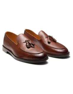 Aquila Elias Tassel Loafers in Tan
