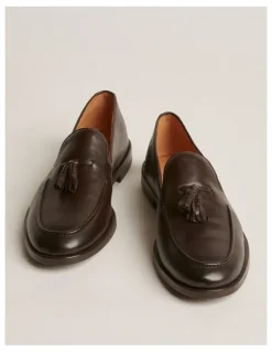Aquila Elias Tassel Loafers in Brown
