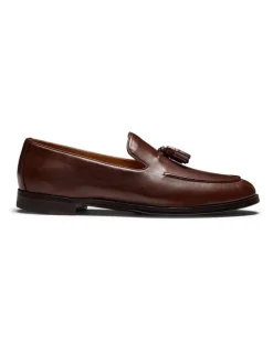 Aquila Elias Tassel Loafers in Brandy