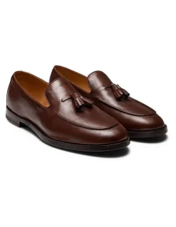 Aquila Elias Tassel Loafers in Brandy