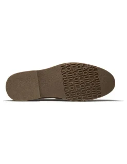 Aquila Emilio Suede Penny Loafers in Taupe