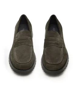 Aquila Ezra Loafers in Charcoal