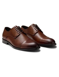 Aquila Laird Derby Shoes in Tan