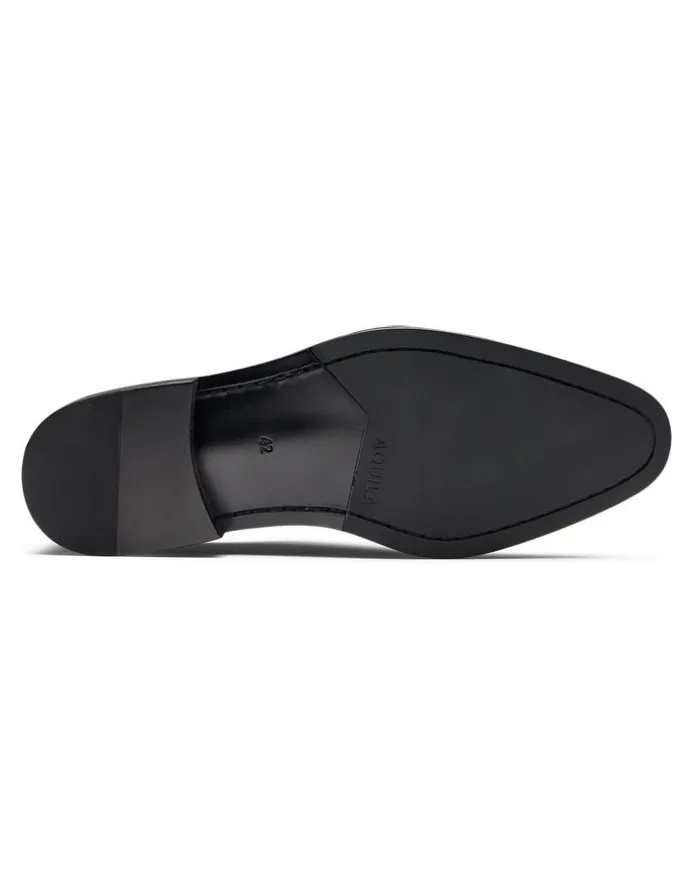 Aquila Langley Derby Shoes in Black