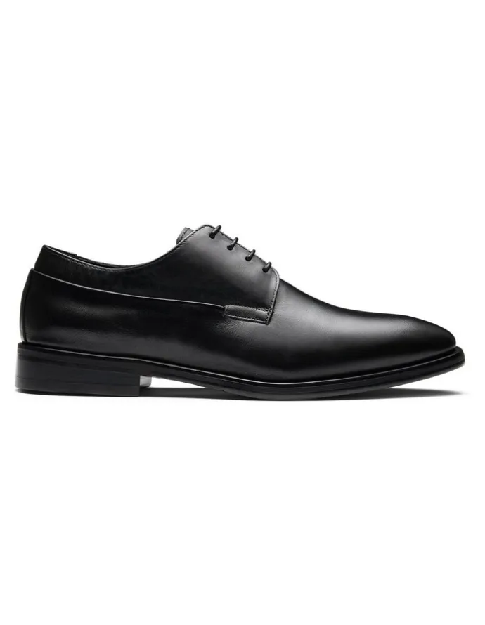 Aquila Langley Derby Shoes in Black