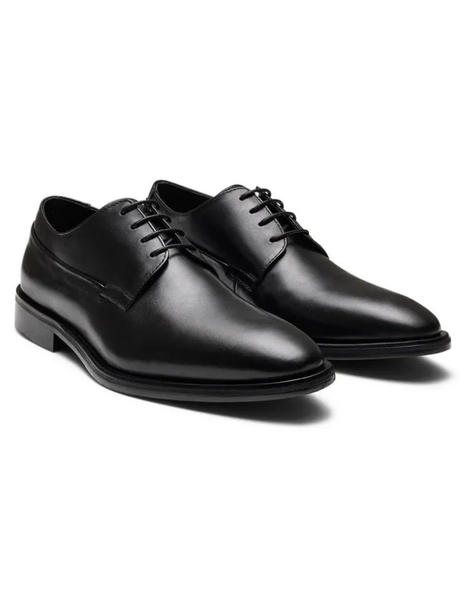 Aquila Langley Derby Shoes in Black