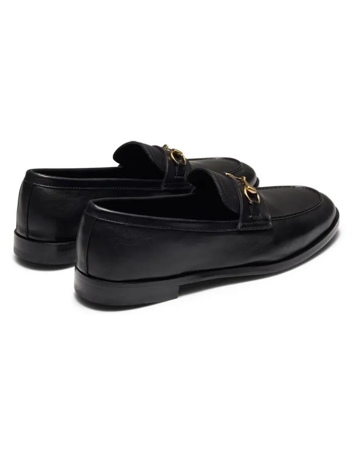Aquila Luis Penny Loafers in Black