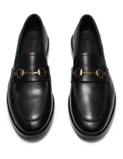 Aquila Luis Penny Loafers in Black