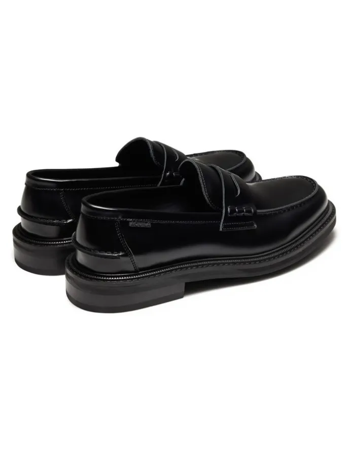 Aquila Mensa Penny Loafers in Black