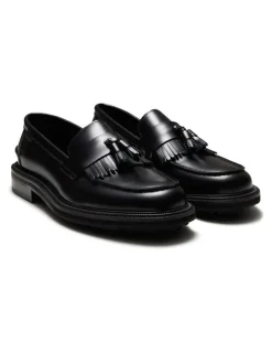 Aquila Mensa Tassel Loafers in Black