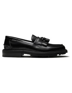 Aquila Mensa Tassel Loafers in Black