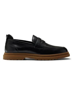 Aquila Radar Penny Loafers in Black