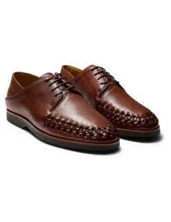 Aquila Rico Derby Shoes in Tan