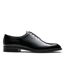 Aquila Simmons Oxford Shoes in Patent Black