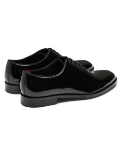 Aquila Simmons Oxford Shoes in Patent Black
