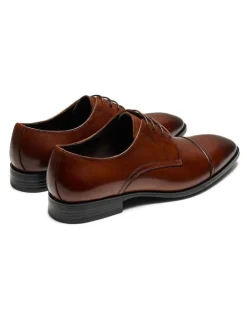 Aquila Stanton Derby Shoes in Tan