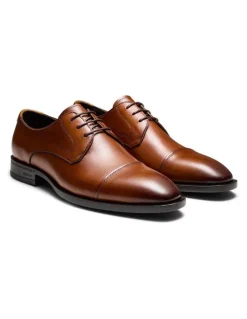 Aquila Stuart Derby Shoes in Tan