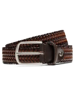 Aquila Vacanza Leather Belt in Brown