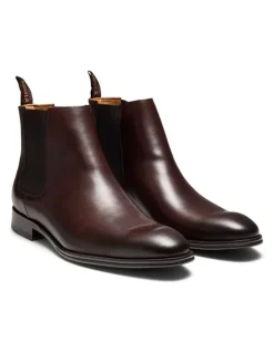 Aquila Burnell Chelsea Boots in Brown