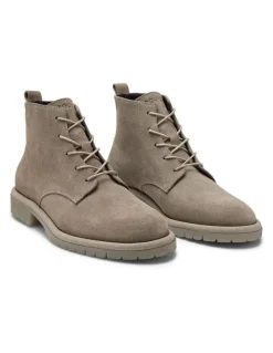 Aquila Canyon Suede Lace-Up Boots in Beige