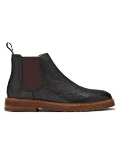 Aquila Dakar Chelsea Boots in Dark Brown