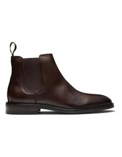 Aquila Dallas Chelsea Boots in Brown