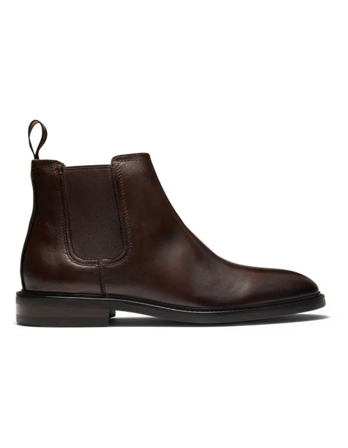 Aquila Dallas Chelsea Boots in Brown