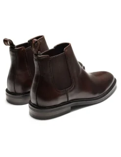 Aquila Dallas Chelsea Boots in Brown