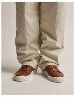 Aquila Deco 2.0 Leather Sneakers in Tan