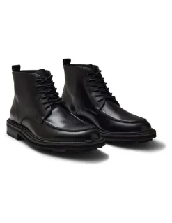 Aquila Mensa Lace-Up Boots in Black