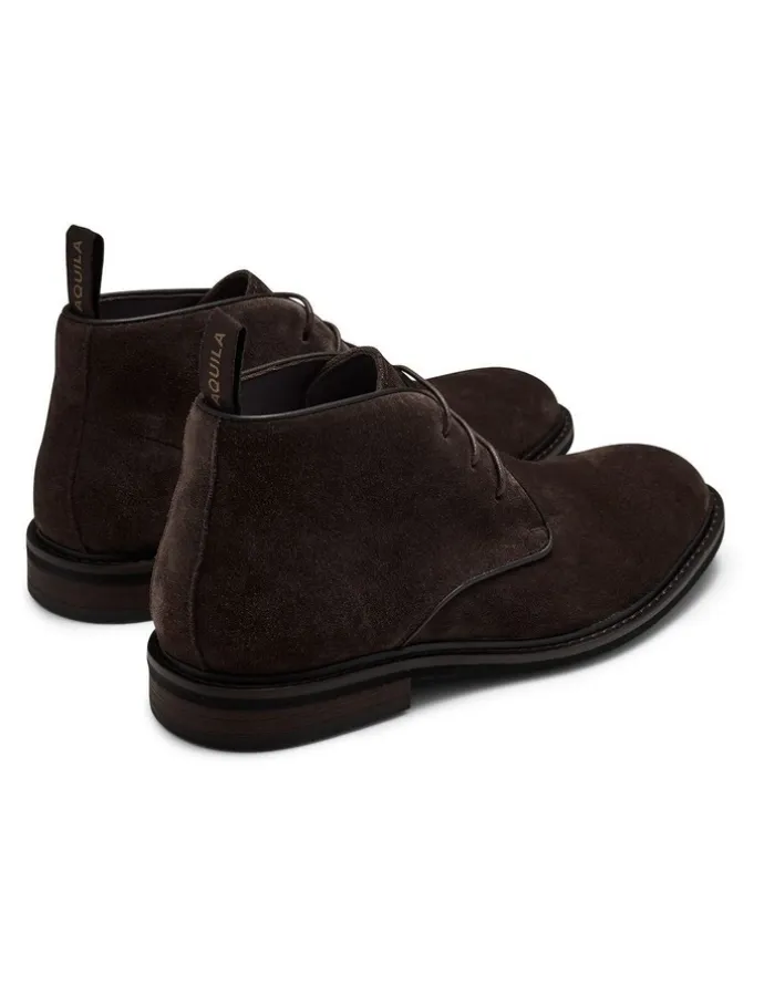 Aquila Milo Suede Chukka Boots in Brown