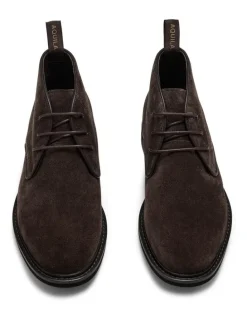 Aquila Milo Suede Chukka Boots in Brown