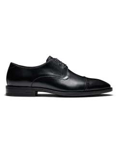 Aquila Stuart Derby Shoes in Black