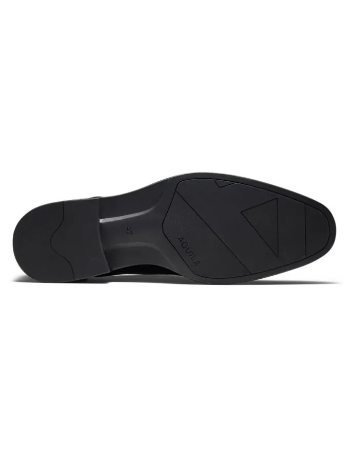 Aquila Stuart Derby Shoes in Black