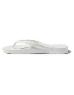 Archies Arch Support Thongs in White