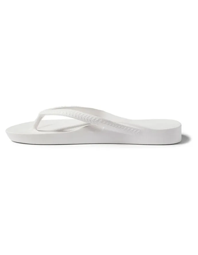 Archies Arch Support Thongs in White