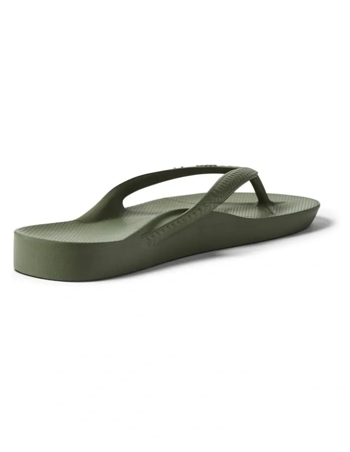 Archies Arch Support Thongs in Olive