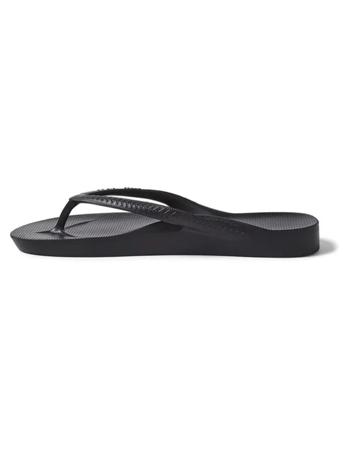 Archies Arch Support Thongs in Black