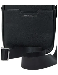 Armani Exchange Alex Reporter Bag in Black