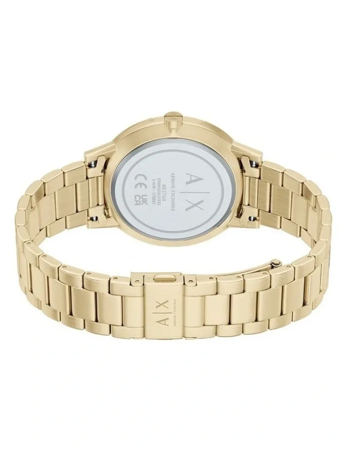 Armani Exchange Na Analogue Watch AX7178SET in Gold