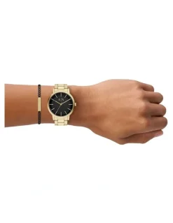 Armani Exchange Na Analogue Watch AX7178SET in Gold