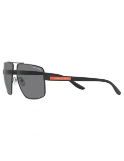 Armani Exchange Polarised AX2037S Sunglasses in Black