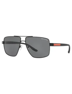 Armani Exchange Polarised AX2037S Sunglasses in Black